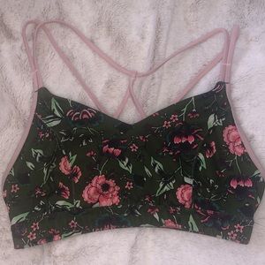 Floral Sports bra
